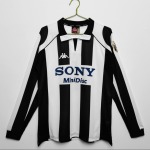 Juventus 1997/98 Home Long Sleeve Soccer Jersey