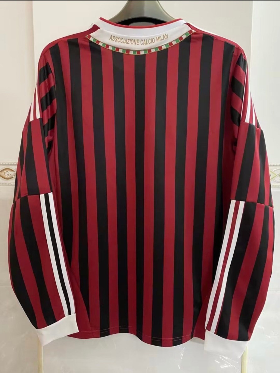 AC Milan Home Long Sleeve Jersey 2011/12