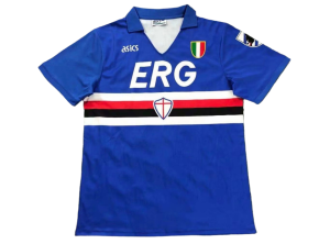 Sampdoria Home 1991/92 Soccer Jersey