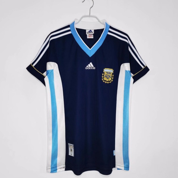 Argentina Away Soccer Jersey 1998
