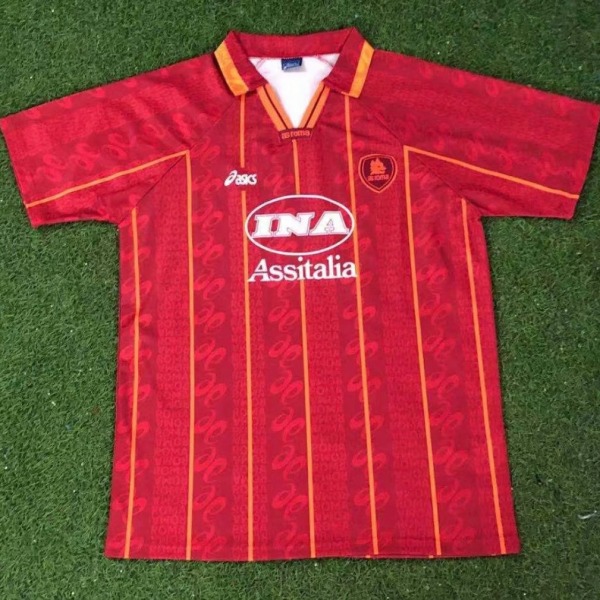 AS Roma 1996/97 Home Soccer Jersey