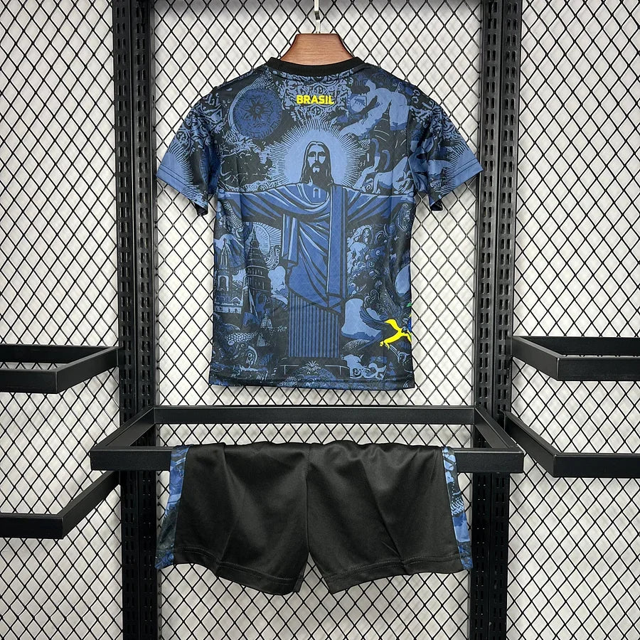 Brazil Home Youth Soccer Jersey 2024-2025