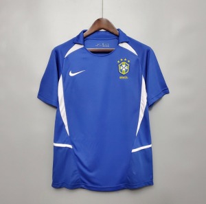 Brazil Away Soccer Jersey 2002
