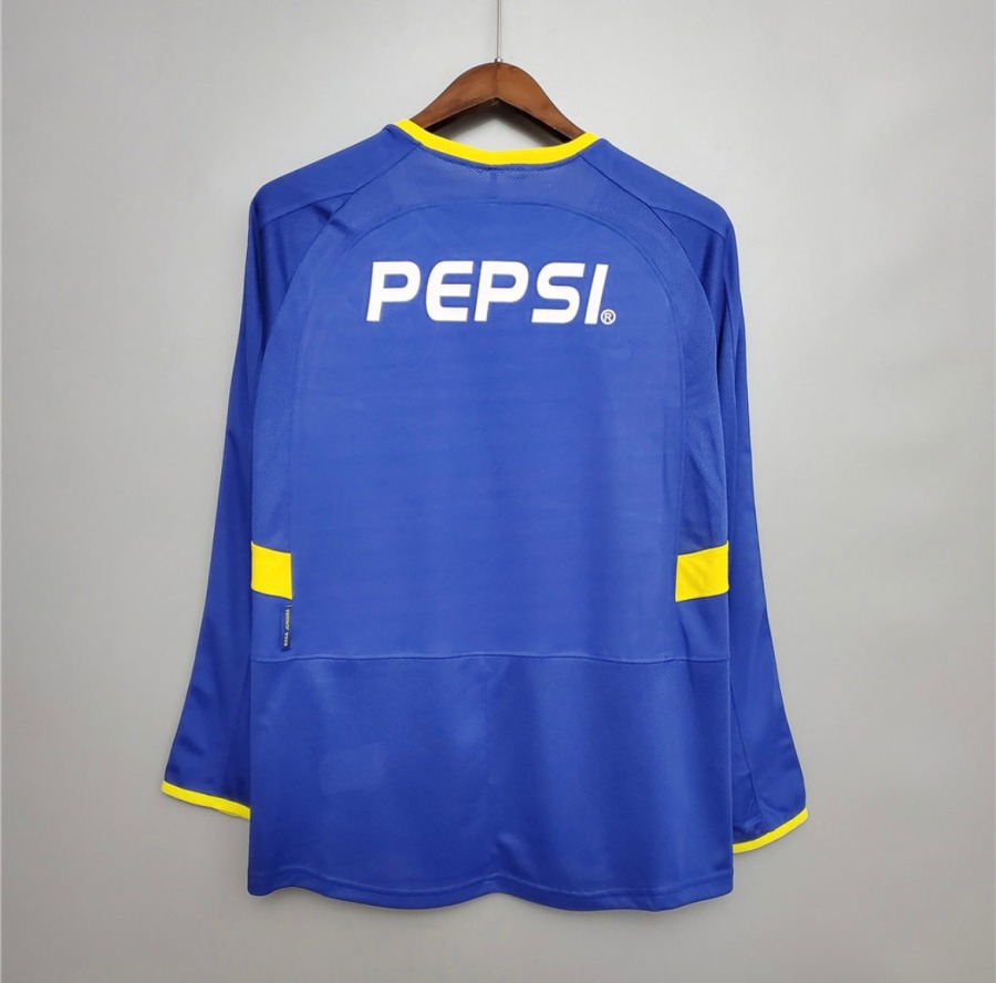 Boca Juniors Home 2003/04 Long Sleeve Jersey