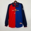 FC Barcelona 1999/00 Home Long Sleeve Soccer Jersey