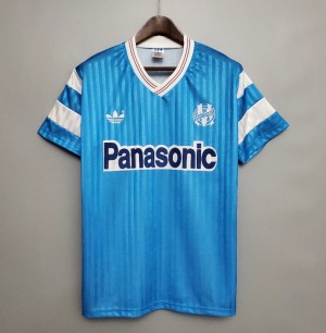 OM Away 1990/91 Soccer Jersey