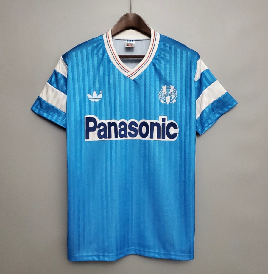 OM Away 1990/91 Soccer Jersey