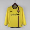 FC Barcelona 2008/09 Away Long Sleeve Soccer Jersey