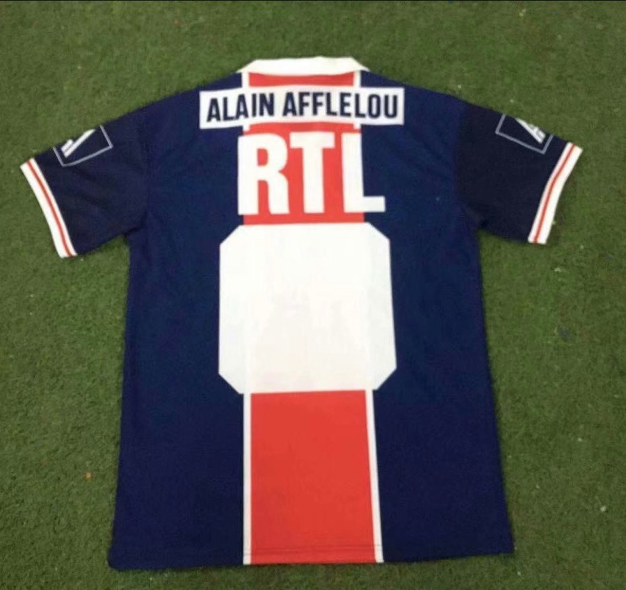 PSG 1990/91 Home Vintage Soccer Jersey
