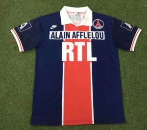 PSG 1990/91 Home Vintage Soccer Jersey