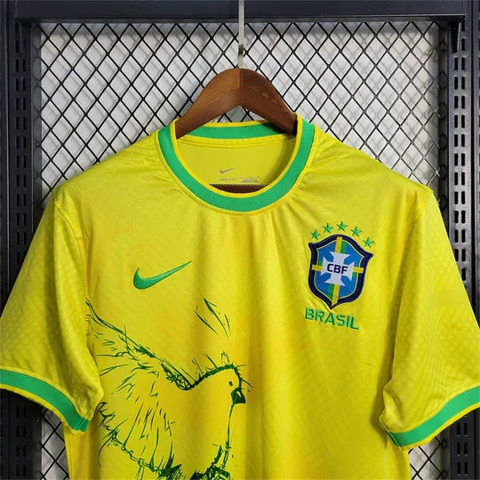 Brazil Special Edition Yellow Bird Soccer Jersey 2024/25