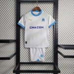 Olympique Marseille Youth Home Soccer Jersey