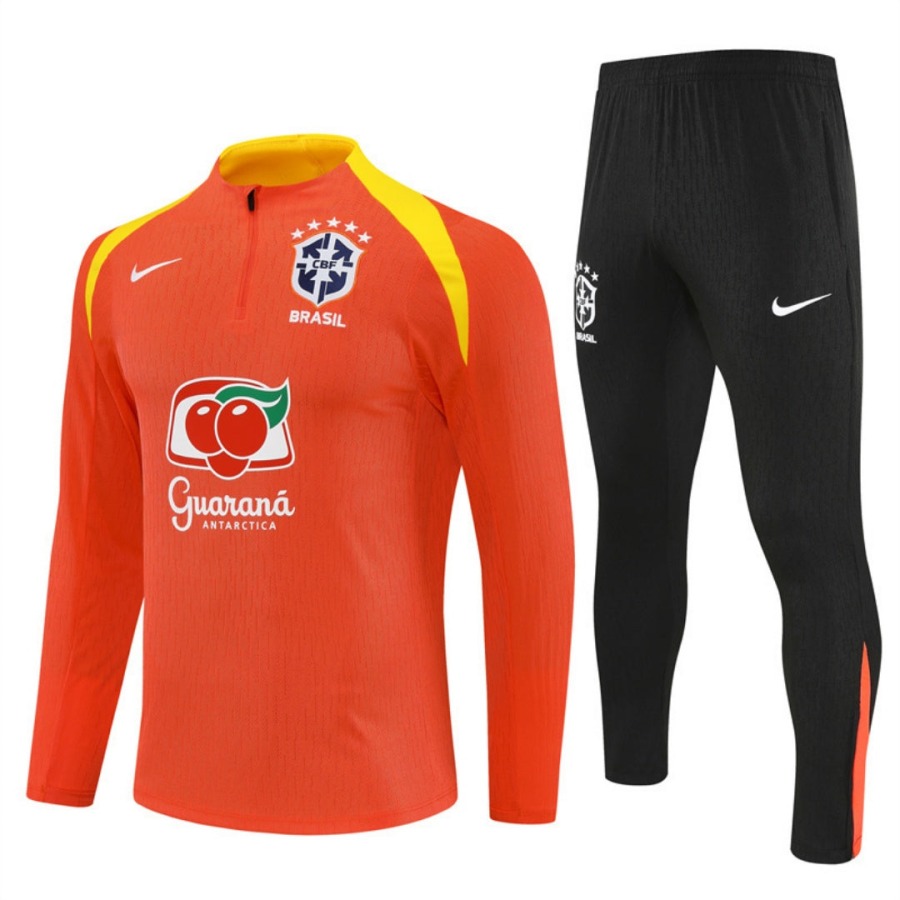 Brazil 25/26 Orange Home Jersey