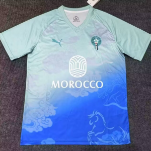 Morocco 2025-26 Special Edition Blue Jersey