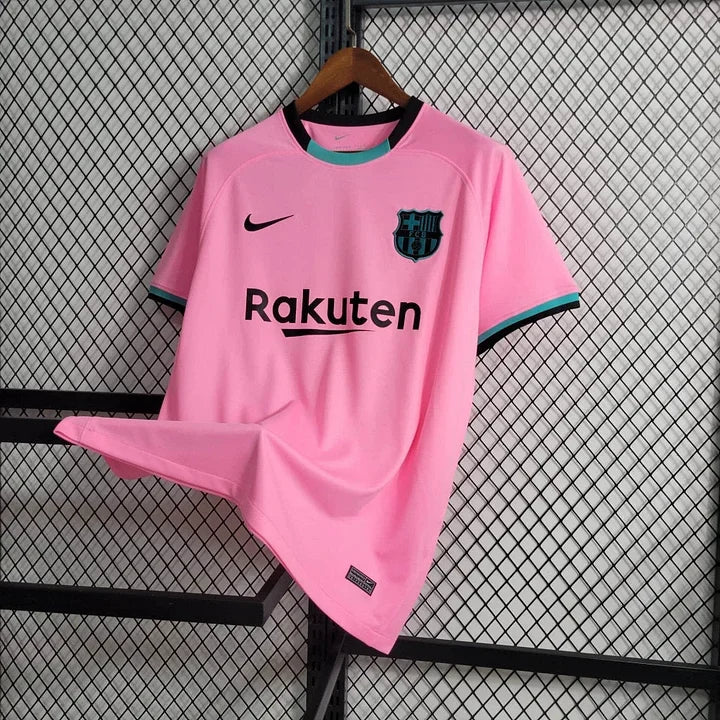 FC Barcelona Pink Soccer Jersey 2020 2021