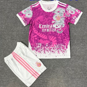 Real Madrid 25/26 Youth Pink Special Edition Soccer Jersey