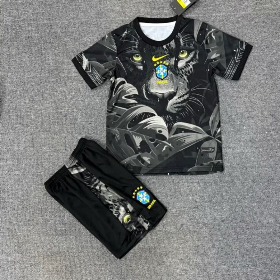 Brazil 2025/26 Youth Special Black Soccer Jersey