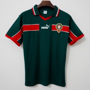 Morocco Home Soccer Jersey 1998 Retro