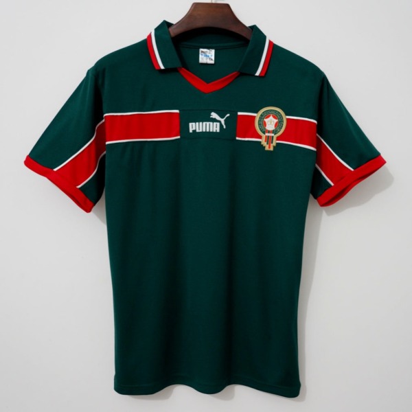 Morocco Home 1998 Retro Soccer Jersey