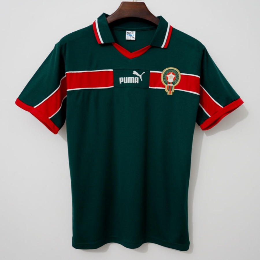 Morocco Home Soccer Jersey 1998 Retro