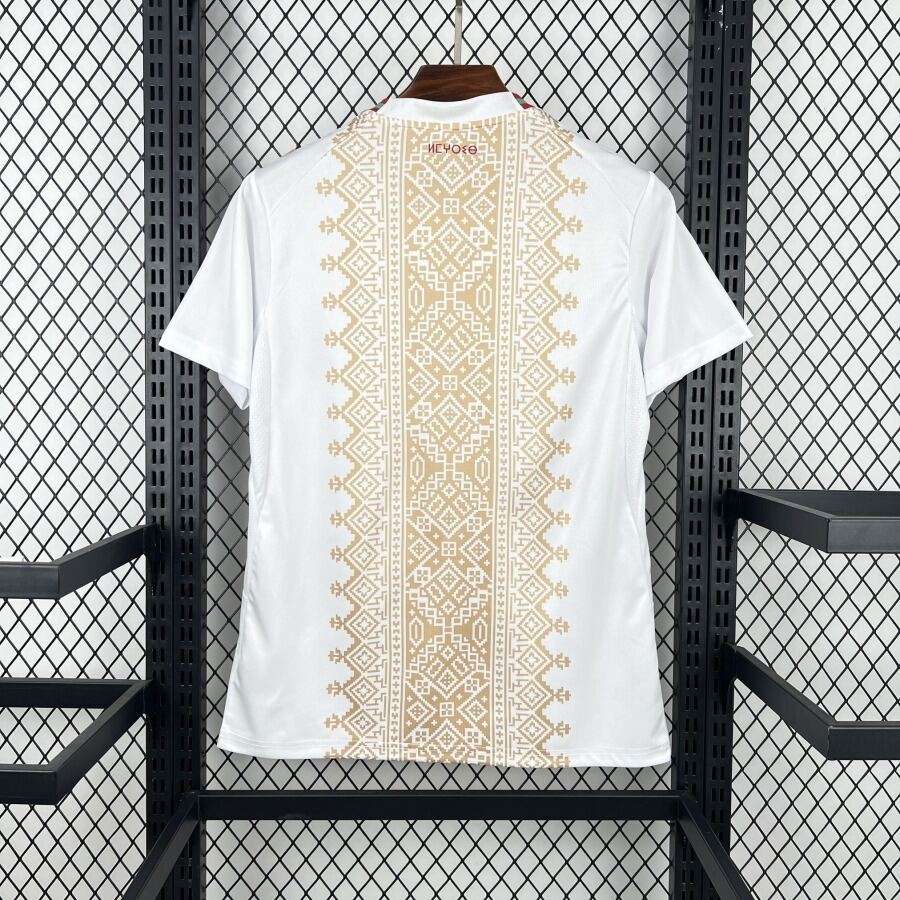 Morocco White Away Soccer Jersey World Cup 2026