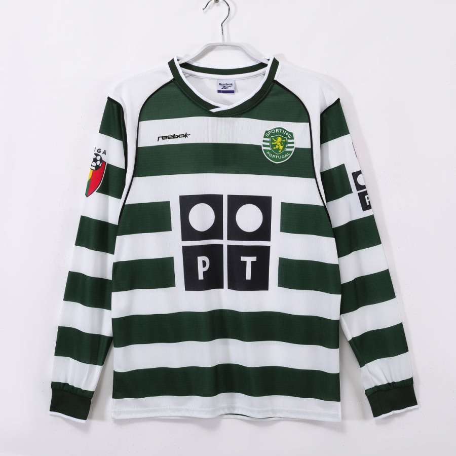 c5281c30ffc25d4ccc49548a3398fedb.jpg Sporting CP Home Soccer Jersey 2001-2003 Long Sleeves