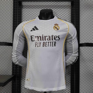 Real Madrid 2025-26 Long Sleeve Soccer Jersey