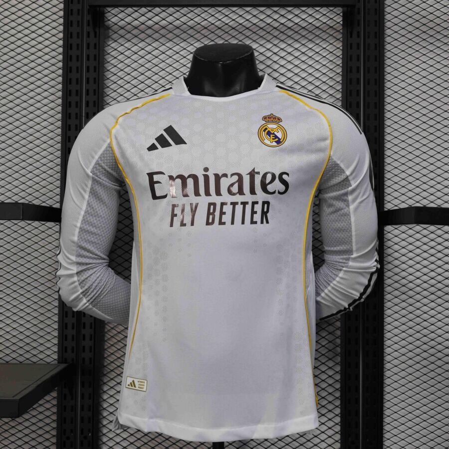 Real Madrid 2025-26 Long Sleeve Soccer Jersey