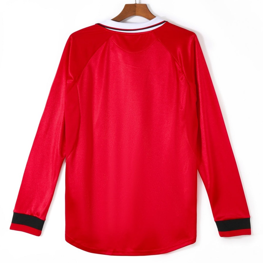 Manchester United Home Long Sleeve Soccer Jersey 1999-2000