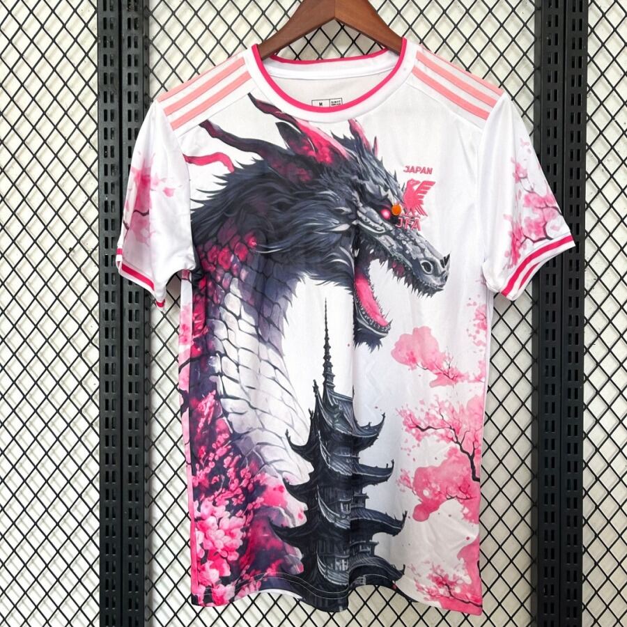 Japan 25/26 Special Edition White Dragon Soccer Jersey