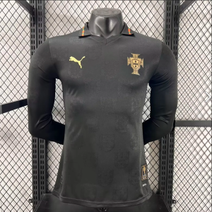 d331eba99ce23913cd75544fff93a504.png Portugal 2025/26 Black Long Sleeve Jersey