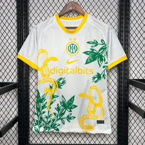 Inter Milan 24/25 White Special Serpent Soccer Jersey