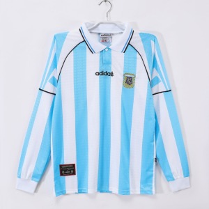 d464c03b076d222d8e15ca68a09722b7.jpg Argentina Home Jersey 1998 Retro Long Sleeves