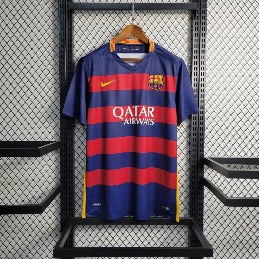 FC Barcelona Retro 2015-2016 Soccer Jersey