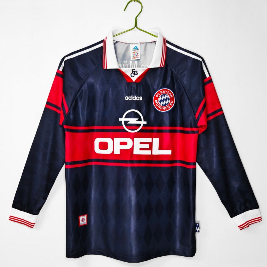 Bayern Munich Home Soccer Jersey 1997-1999 Long Sleeves