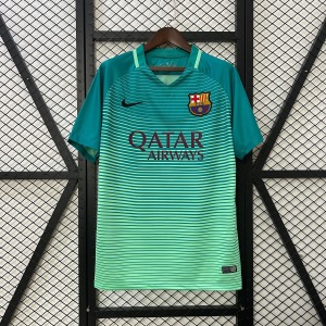 Barcelona Third Soccer Jersey 2016/17 Retro