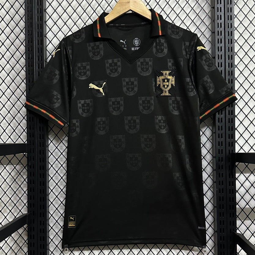 Portugal 2025/26 Black Edition Soccer Jersey