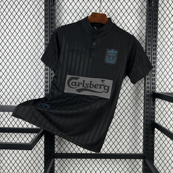 Liverpool 1995 Retro Black Premium Soccer Jersey