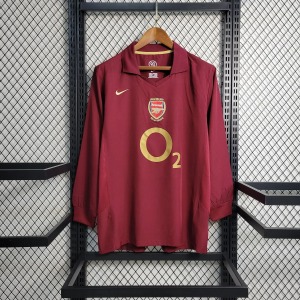 Arsenal Retro Long Sleeve Jersey 2005/06