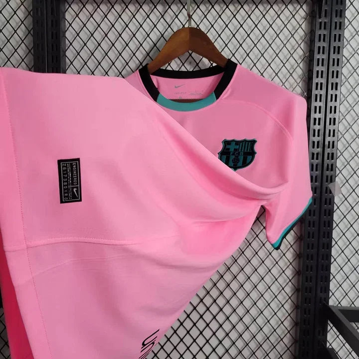FC Barcelona Pink Soccer Jersey 2020 2021