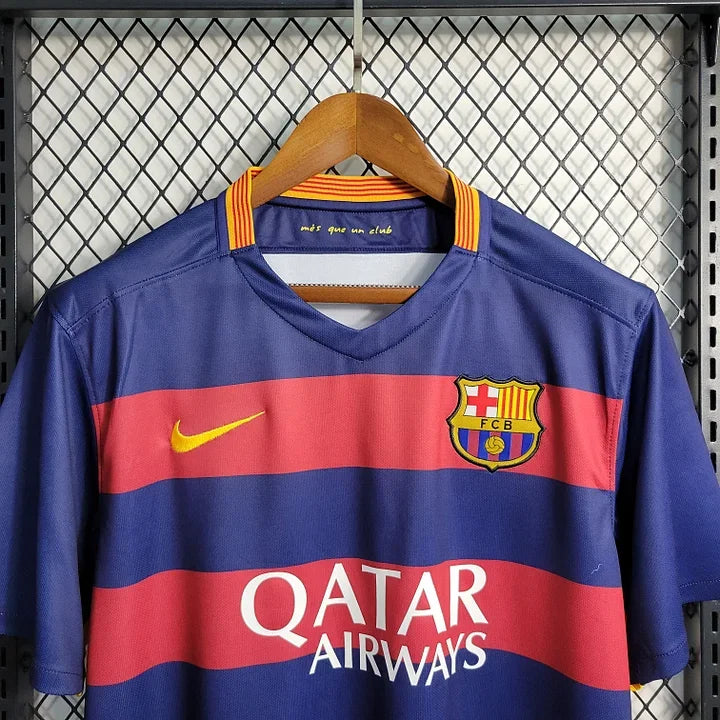 FC Barcelona Retro 2015-2016 Soccer Jersey