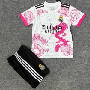 Real Madrid 25/26 Youth Dragon Pink Jersey