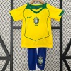 Brazil Youth Retro Soccer Jersey 2004