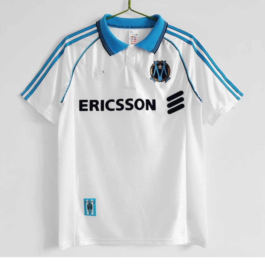 Marseille Home Retro Soccer Jersey 1998-1999