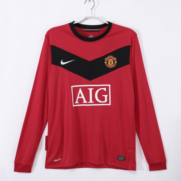 Manchester United Home 2010 Long Sleeve Soccer Jersey