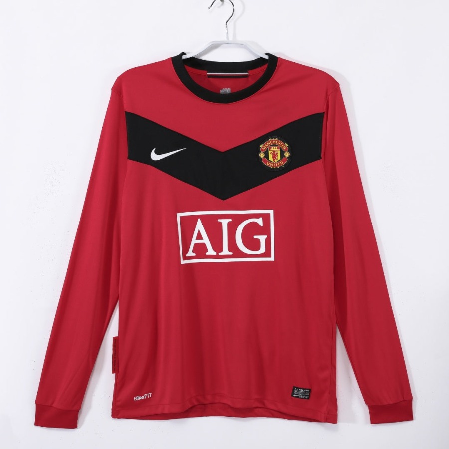 Manchester United Home Long Sleeve Soccer Jersey 2010