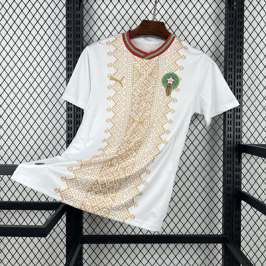 Morocco White Away World Cup 2026 Soccer Jersey