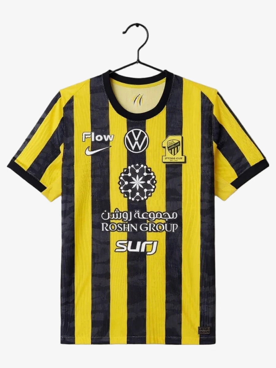 Al Ittihad FC Home Soccer Jersey 2025-2026