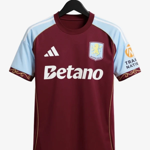 Aston Villa Home Soccer Jersey 2025-2026