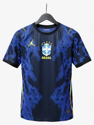 Brazil 2026 Away Player Soccer Jersey Long Sleeve